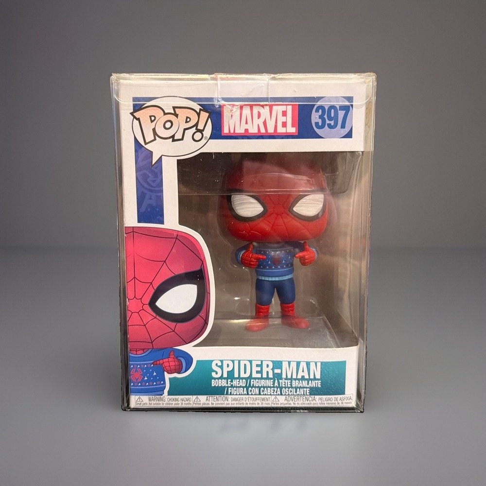 Funko Pop! Vinyl: Marvel - Spider-Man - (Holiday) #397 Protective Case
